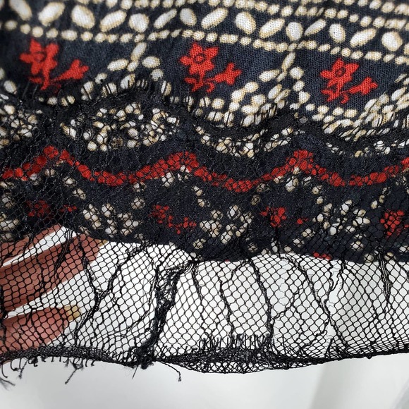 Knox Rose Art deco off shoulder Blouse Size XL - Picture 4 of 7